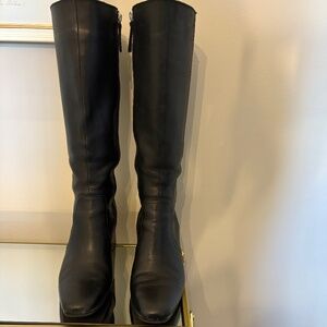 Blondo Tessa Black Leather Knee-High Boots Women's Size 8.5